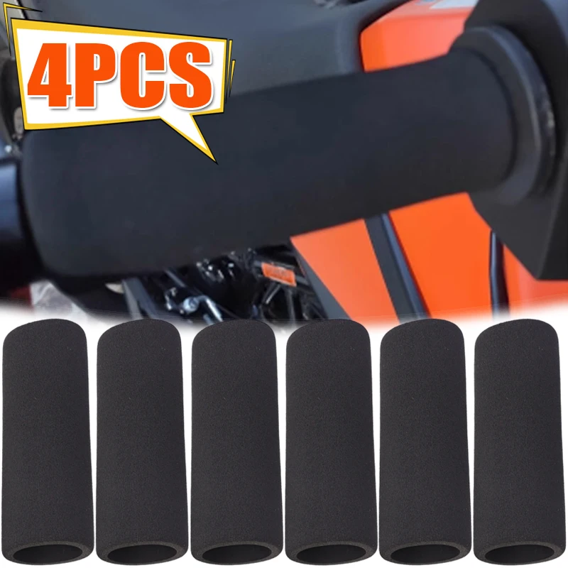 

Универсальные нескользящие мягкие губчатые рукава для мотоциклов, чехлы на ручки мотоцикла, антивибрационные удобные пенопластовые ручки на руль