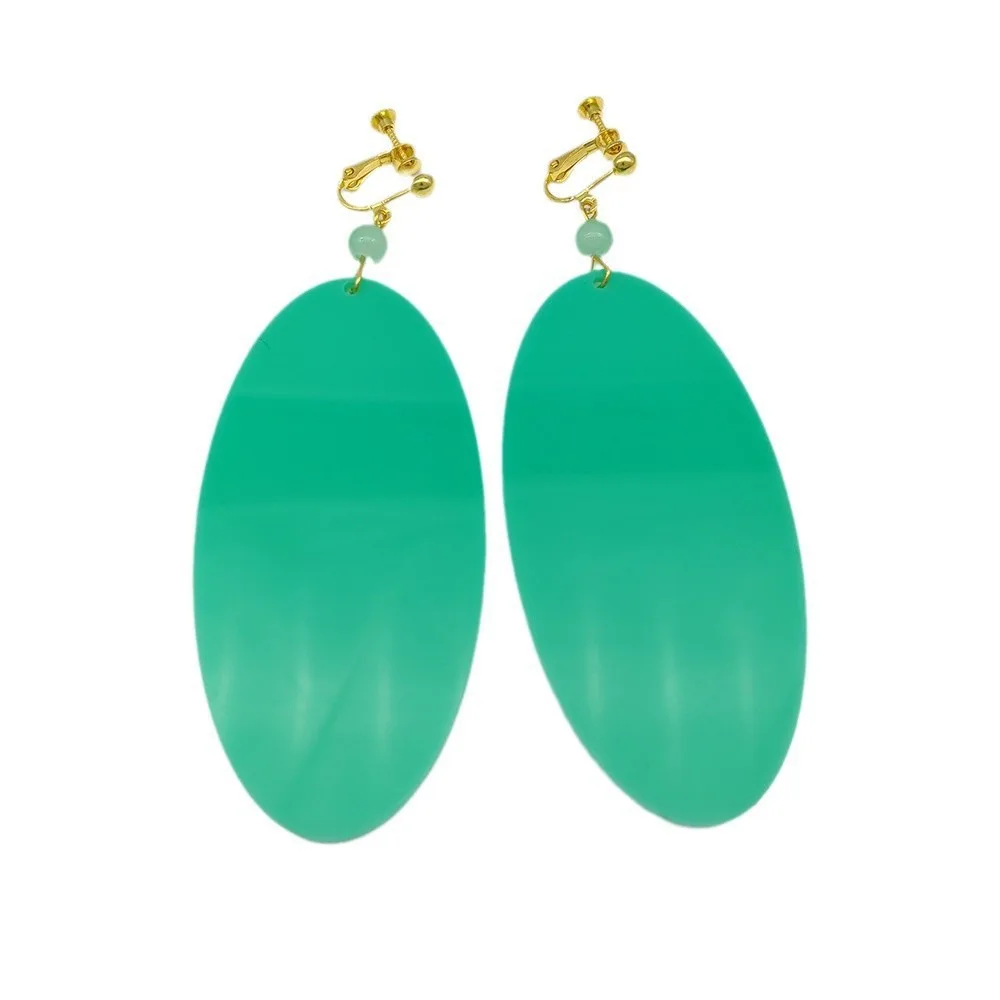 Fantasy Alien Shape Metal Dangle Earrings Irregular Cosplay Jewelry Japanese Anime Fashion Alloy Daily Wear Accessory