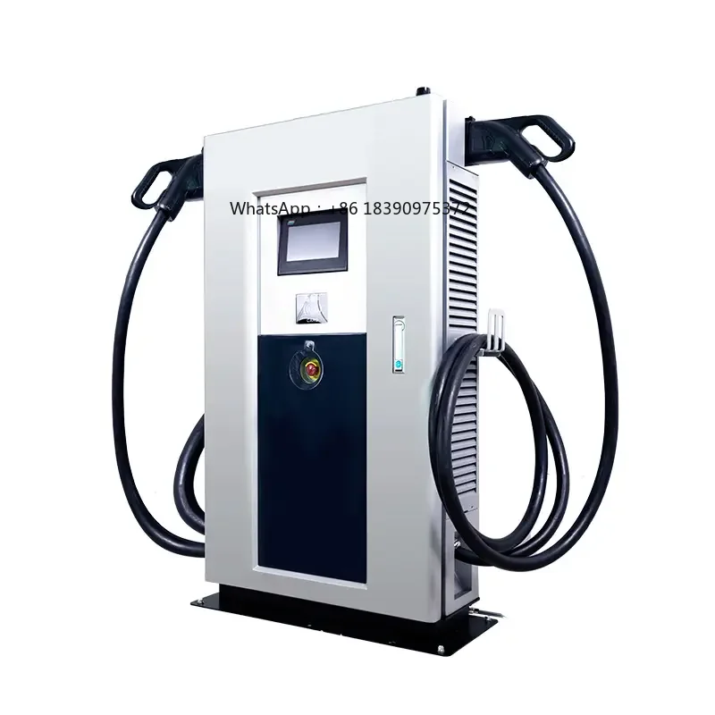 New Commercial IP54 60kw CCS2 Floor-Mounted DC Fast Charging Station with 5M Cable and 200A Output for Electric Vehicles