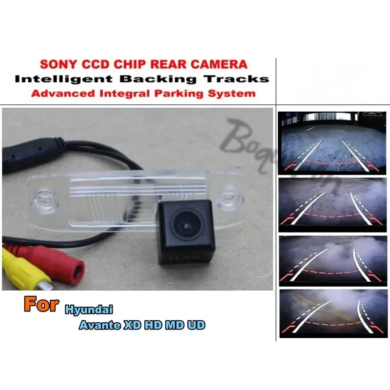 

For Hyundai Avante XD HD MD UD Smart Tracks Chip Camera / HD CCD Intelligent Dynamic Parking Car Rear View Camera