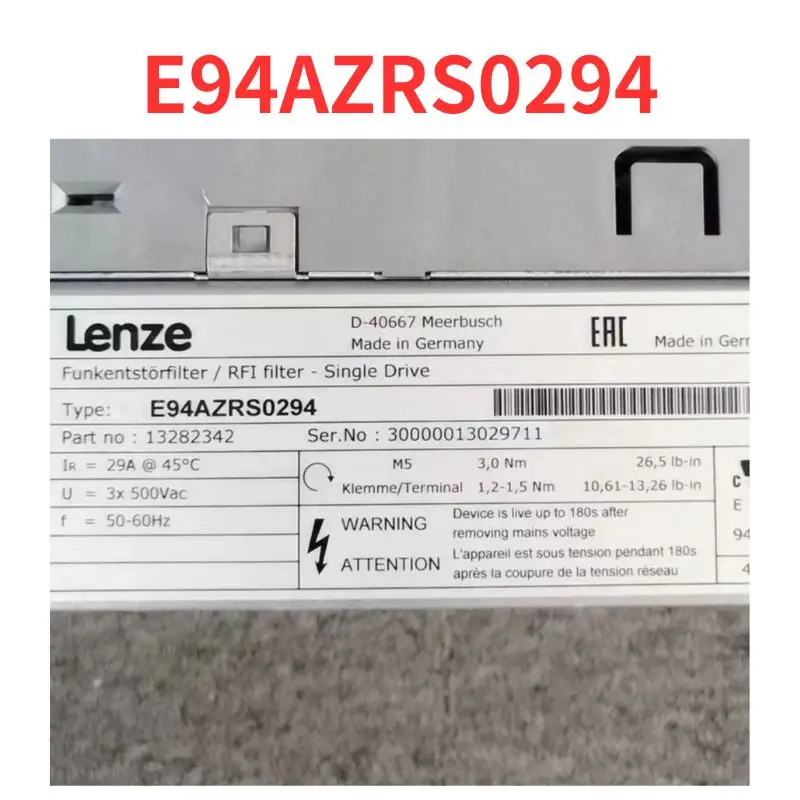 Second-hand  E94AZRS0294     inverter   base card slot   tested OK