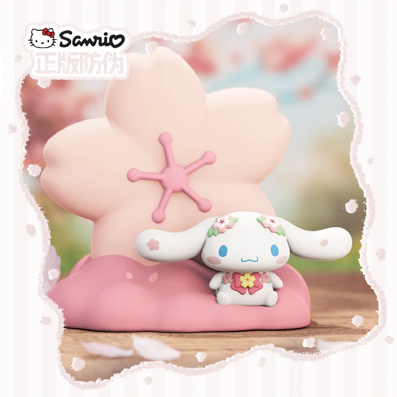 Sanrio Kawaii Kuromi Cinnamoroll Night Light Cute Sakura Night Light Desktop Decorations Dormitory Couple Anniversary Gift