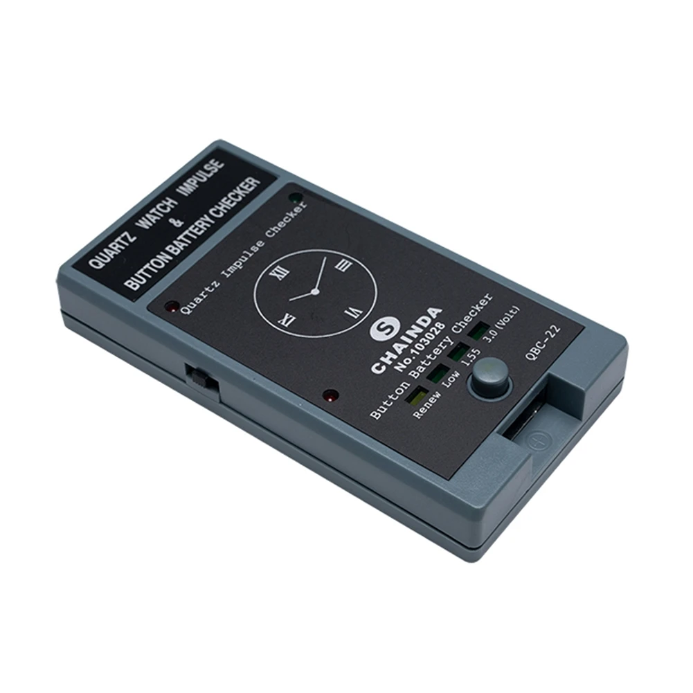 AT13 Quartz Movement Watch Tester Forbutton Battery Tester Quartz Watch Movement Impulse Detector Watchmaker Repair Supply Tool
