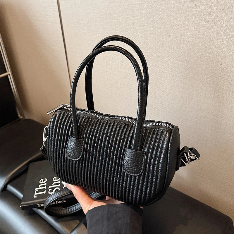 

Designer Pleated Handbag Clutch Bag Women Versatile Small Pu Leather Shoulder Crossbody Bag Hobos Evening Clutch Bag Lady