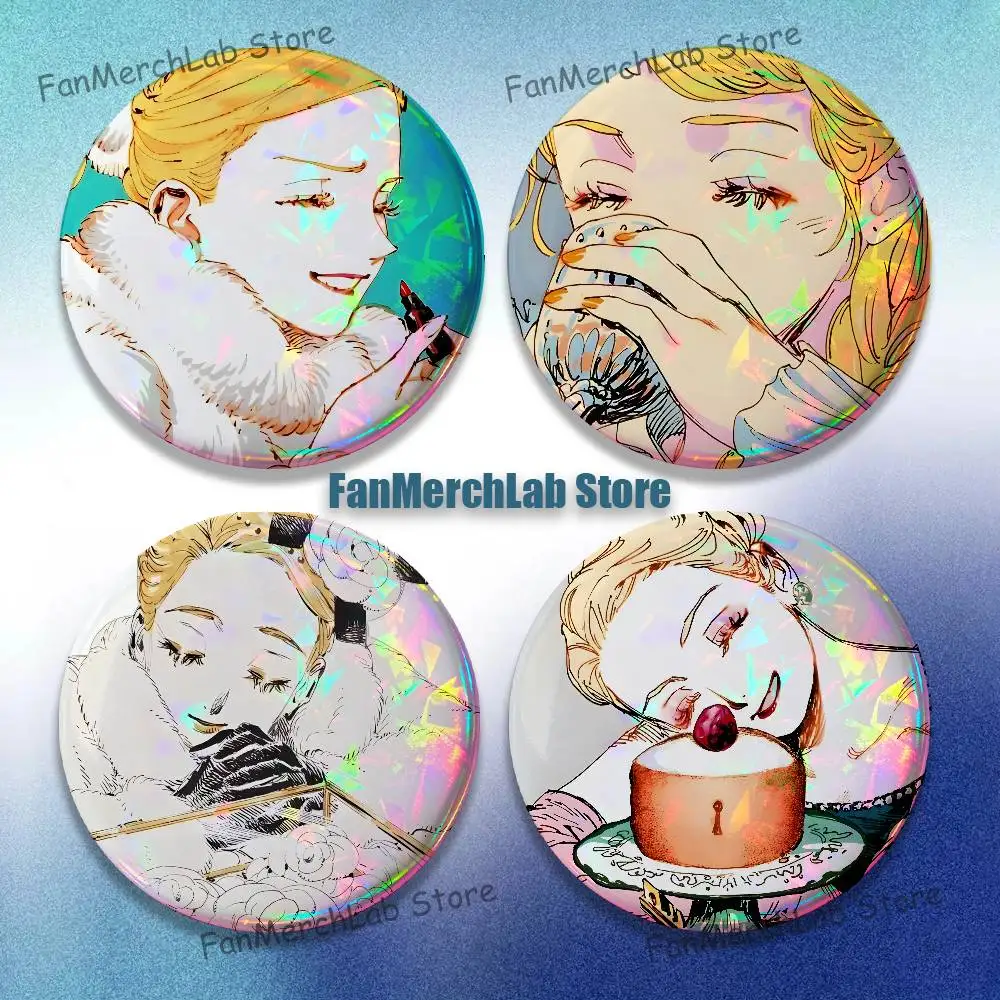 

V-Veil Emma Anime Badge Cartoon Figure Brooches Cute Enamel Pins for Jewelry Backpack Accessories Gifts