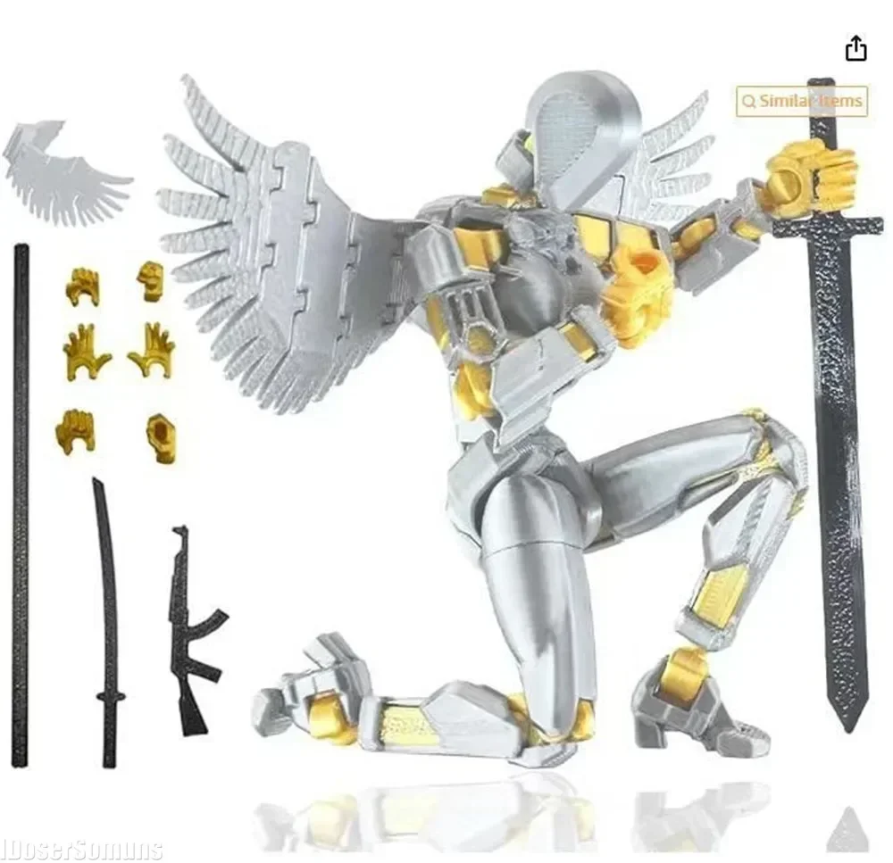 3D Printed Toys Action Figures DIY Mannequin Decompression Dummy 13 Figure Movable Shapeshift Robot Toys for Boy Gifts 2025 New