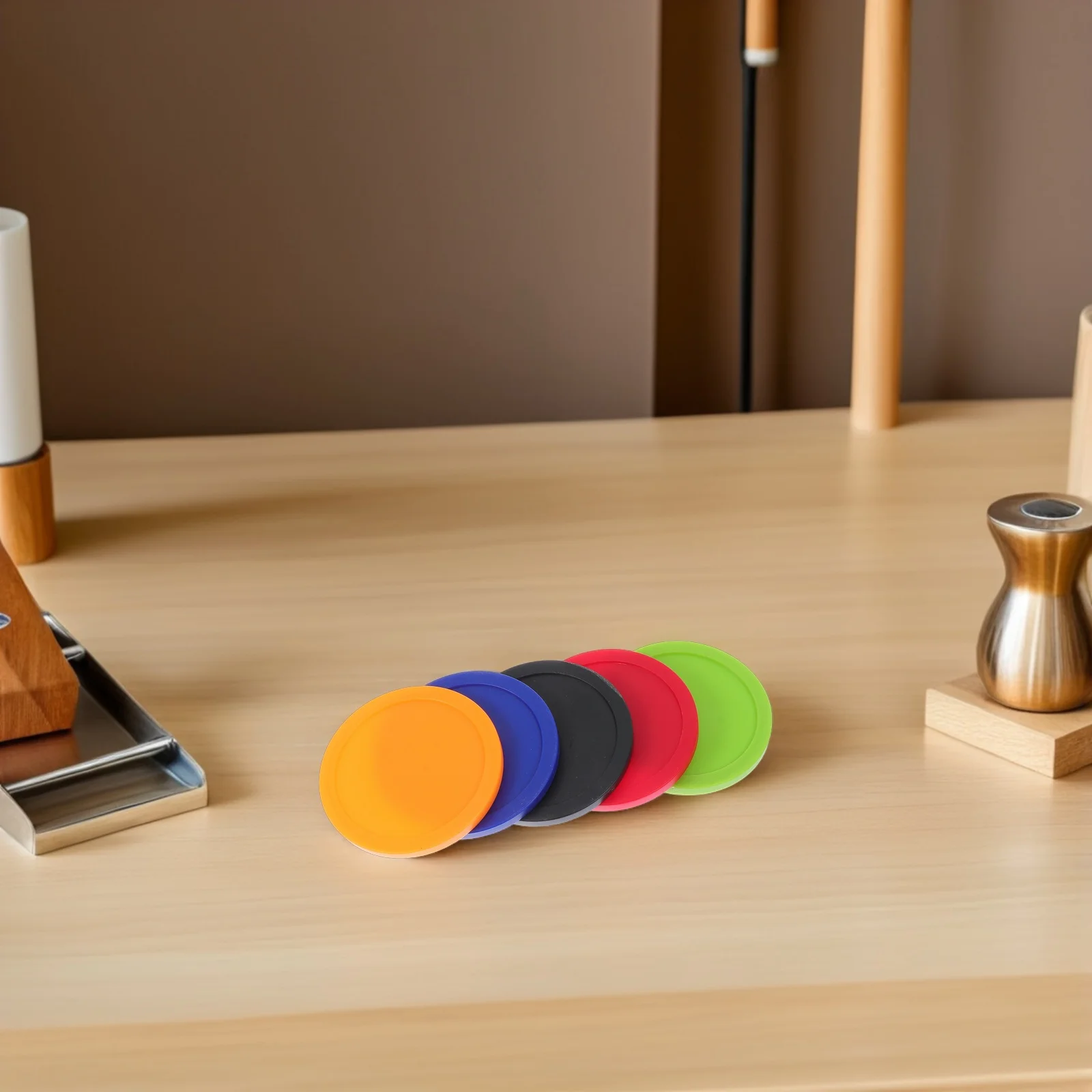 

10Pcs Air Hockey Pucks Replacement 64mm Plastic Game Table Accessories Smooth Home Bar Table Hockey Pucks