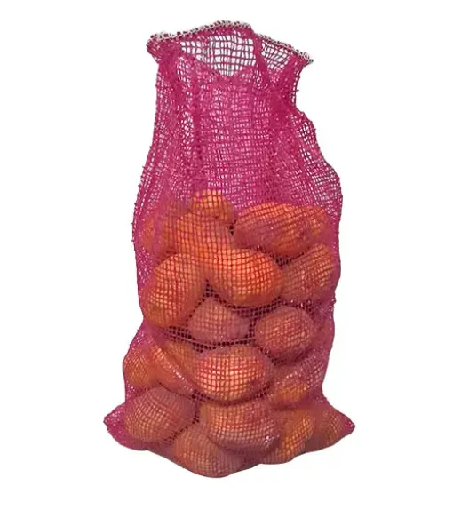 2025年卸売 再利用可能 ネットメッシュバッグ ジャガイモ、トウモロコシ、玉ねぎ、野菜、果物包装用 プレミアム印刷製品
