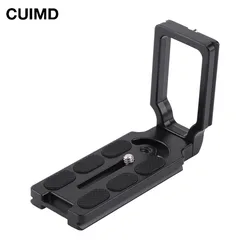 MPU105 For Nikon D7200 D5200 D810a D800 D750 D610 DSLR Camera Tripod Head Universal Aluminum Alloy Quick Release Plate L Bracket