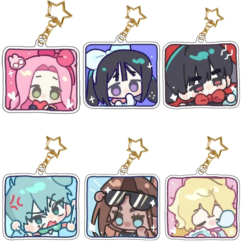 

Аниме Alien Stage Chibis популярные брелки сумка декоративный кулон Luka Ivan Till Mizi Hyuna акриловый кулон в форме персонажа