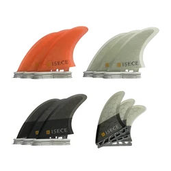 RISECE FC2 Big Honeycomb Surfboard Fin Set Hexa Core Double Tab 2 Surf Fins AM2 Size Fin Twin Tab II for Surfing
