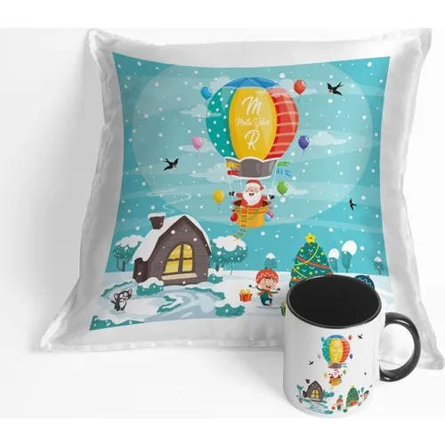 Nobby Star New Year Christmas Gift Letter Mail Mug Cushion Set