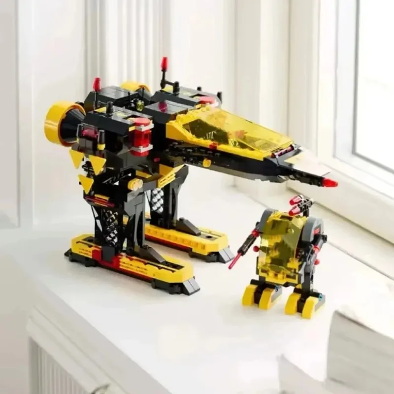 

1511pcs Blacktron Renegade Building Blocks Compatible 10355 Bricks Creative Spaceship Assembly Model Birthday Gift Children Toys