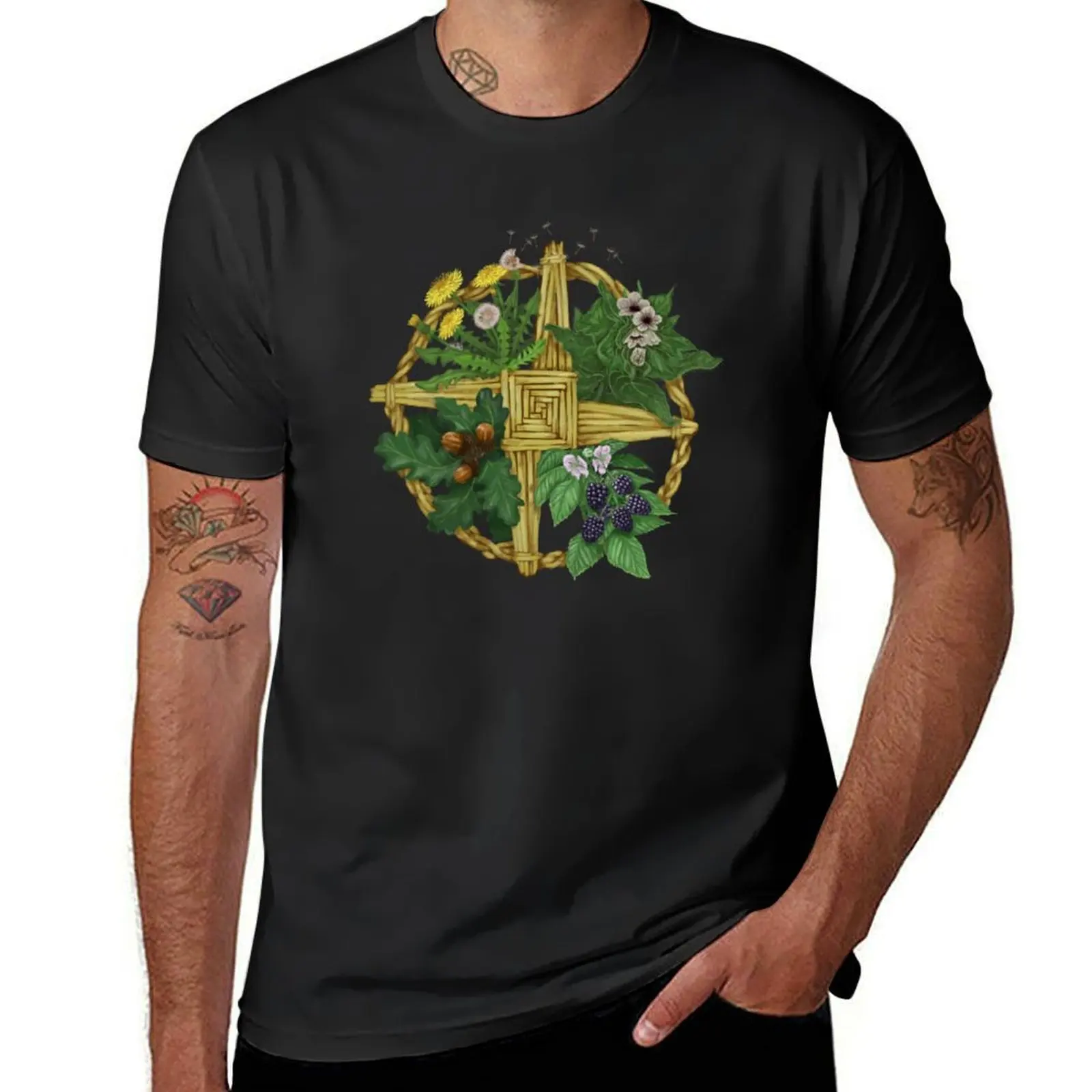 

Brigid's Cross T-Shirt customs plus sizes blacks sweat tshirts for men