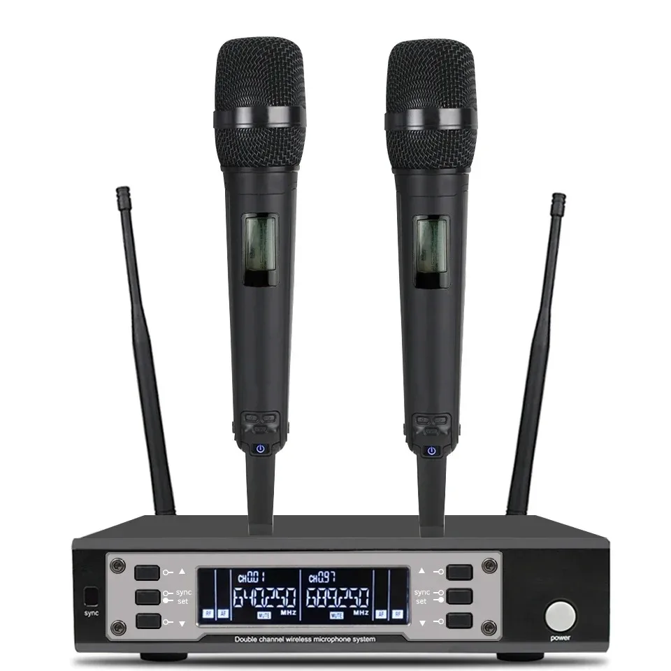 Sennheiser EW135G4 Eén-op-twee draadloze microfoon UHF Lange afstand Professioneel handheld microfoonsysteem Live podium zang