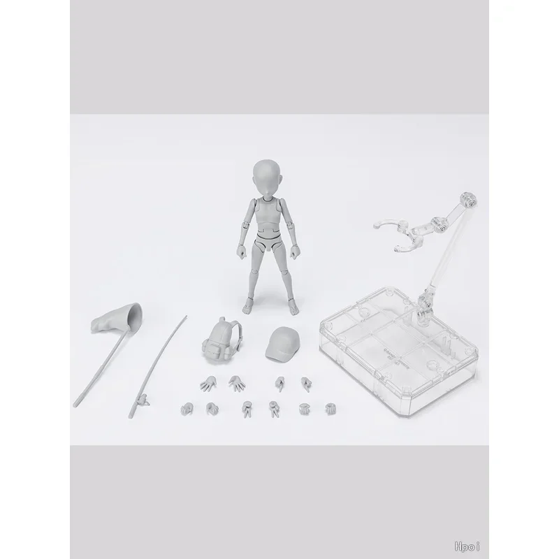 Bandai Original S.H.Figuarts Sketching Art Painting Movable Dolls Anime Action Figure Toys For Boy Girls Children Birthday Gifts