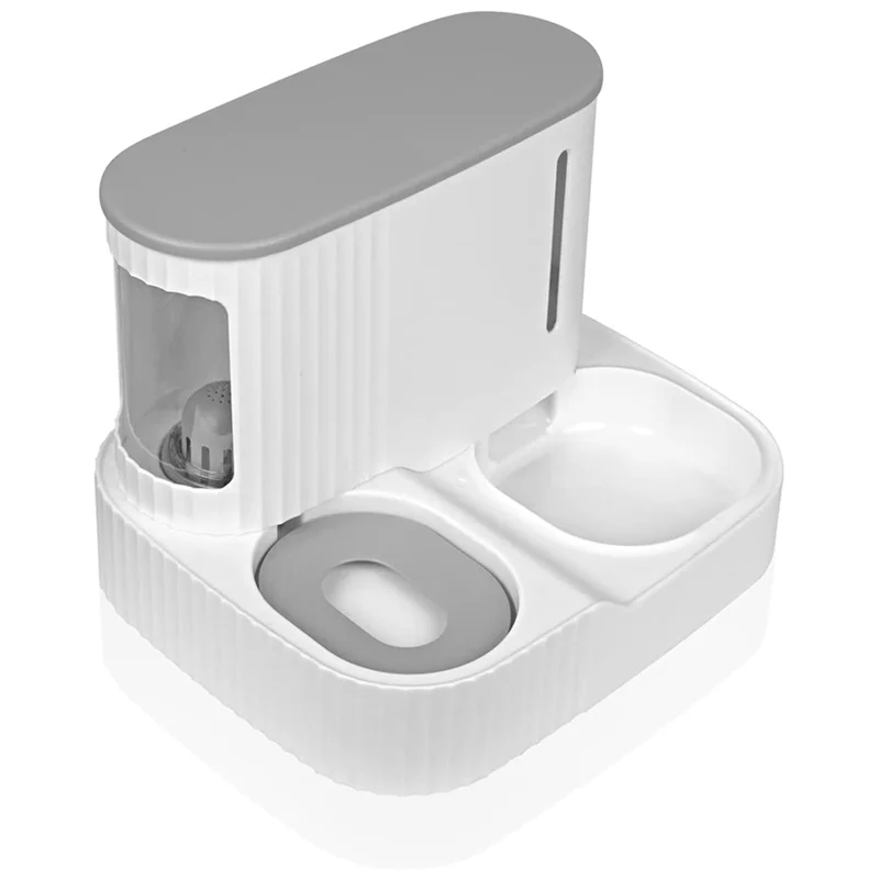 

-Набор кормушек и диспенсеров для воды ABHW, автоматический диспенсер для кошачьего корма, автоматическая кормушка для домашних животных и диспенсер для воды 2 в 1