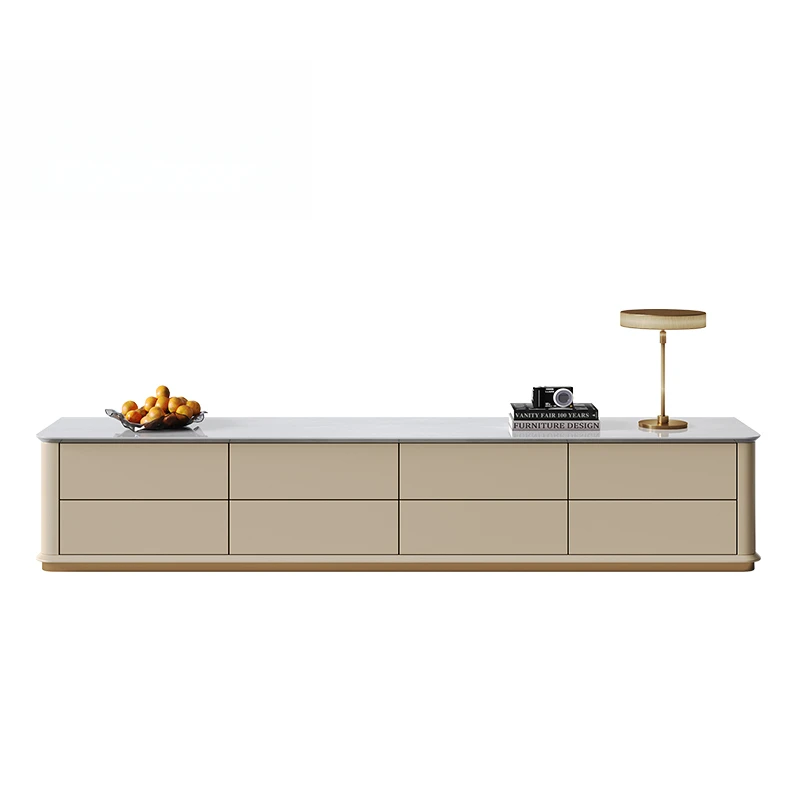 ライト高級テレビキャビネットイタリア収納リビングルームミニマリストテレビキャビネットドールハウスゲーマームエブルパラテレビ玄関家具