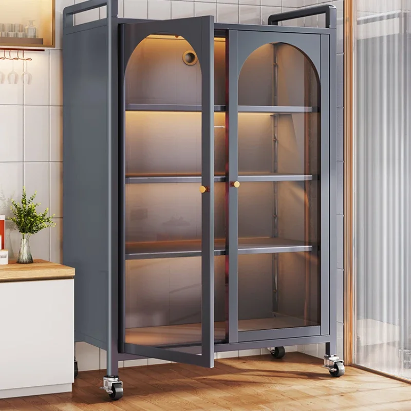 Deepening kitchen shelves, floor-to-ceiling multi-storey storage cabinets, microwave oven lockers, multi-functional storage cabi