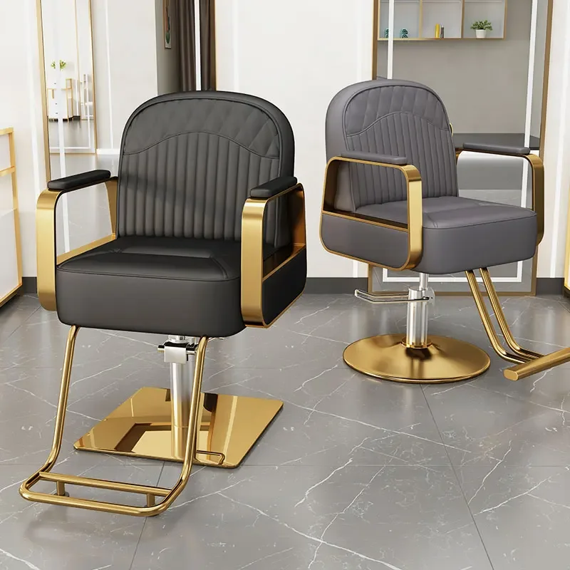 Mobili per salone di bellezza per unghie Sedia cosmetica Barbiere Sedie per lavabo reclinabili Ruote Chaisse Silla Giratoria Capelli in pelle