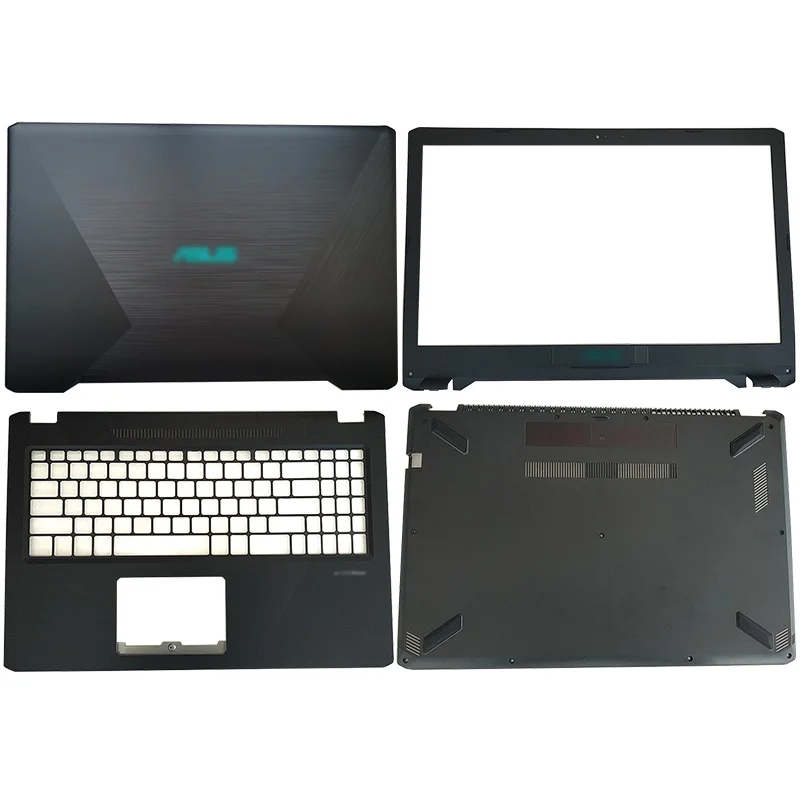 

Blue LOGO Laptop LCD Back Cover/Front Bezel/Palmrest/Bottom Case For ASUS YX570 X570 YX570Z YX570ZD YX570UD FX570UD