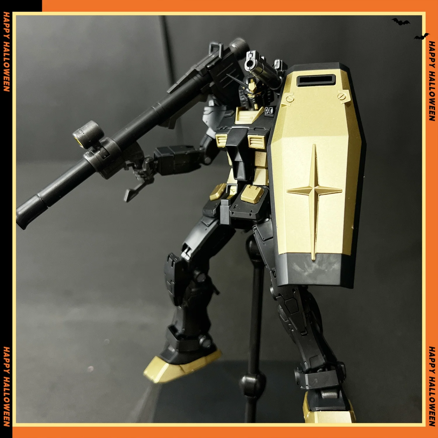 012 HG 1/144 GTO Yuanzu 78 Assembly Model Kit GTO Black Gold Color Board Spray Gold Action Figure Toy Robot Plastic Model Toy Gi