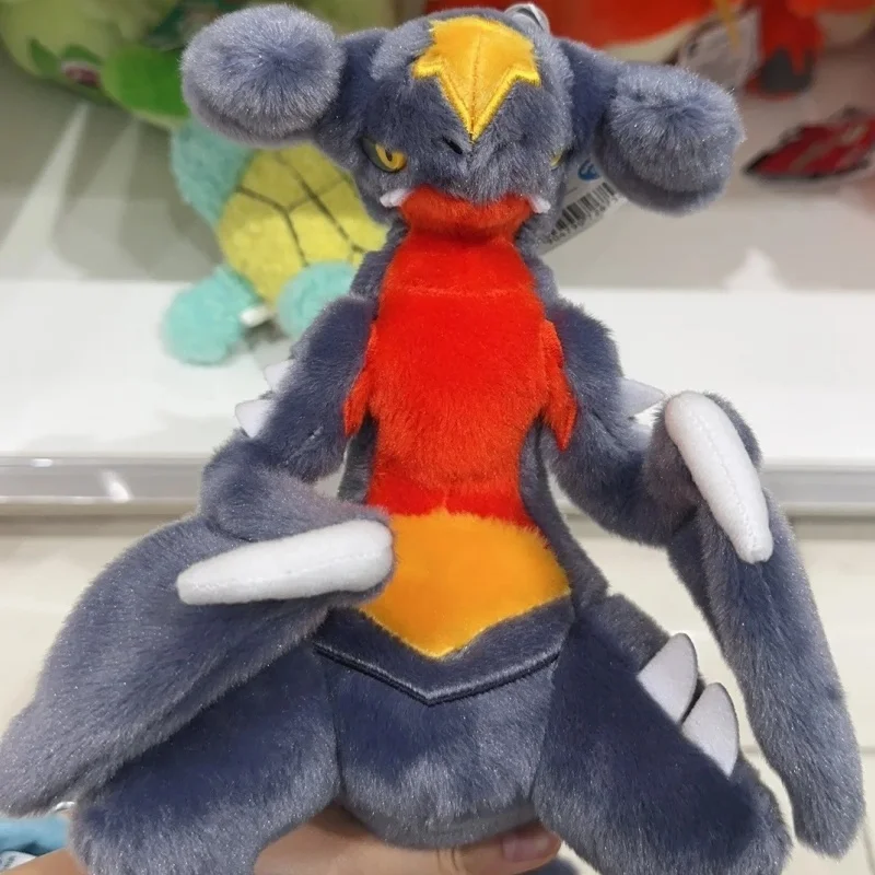 Original Pokemon 30cm Garchomp Dracovish Anime Figure Lovely Plush Toy Soft Stuffed Doll Room Decoration Kids Toy Birthday Gifts