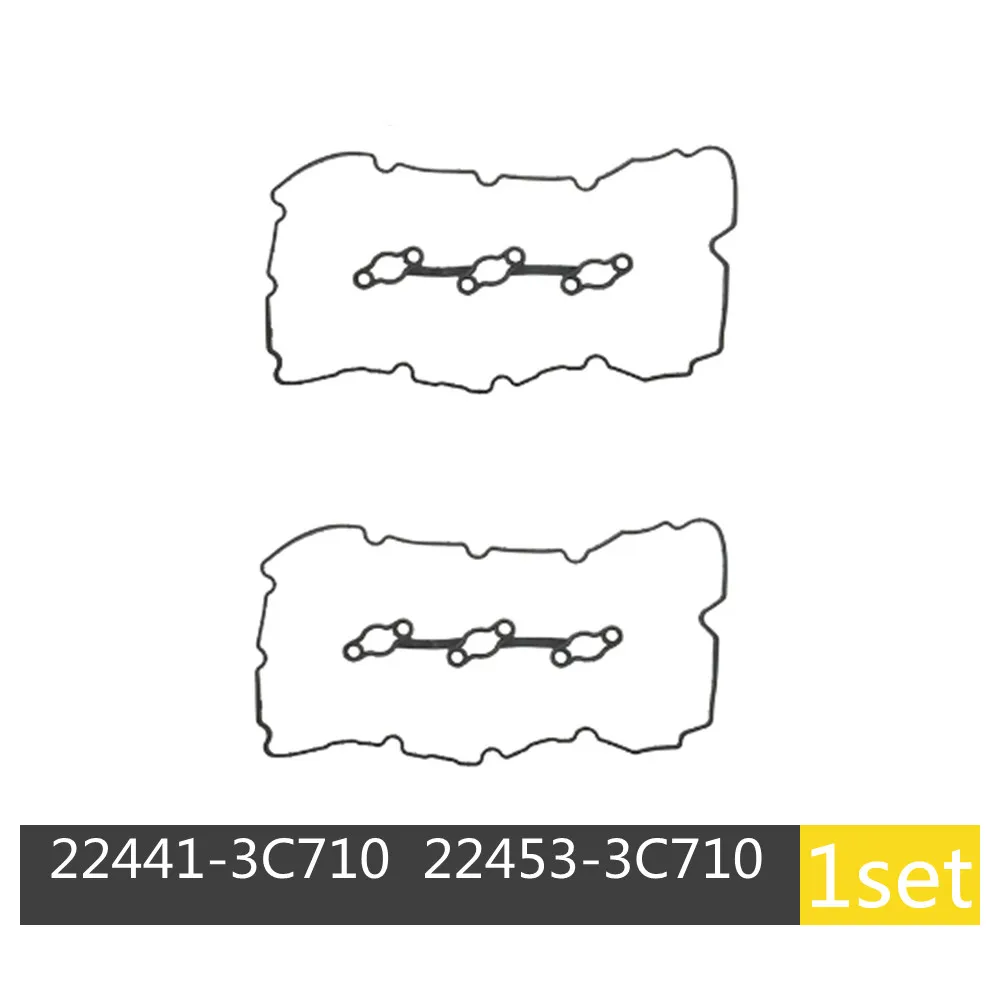 Genuine 224413C710 224533C710 Engine Valve Cover Gasket for Hyundai Veracruz Azera for kia Sorento Borrego22441-3C71022453-3C710