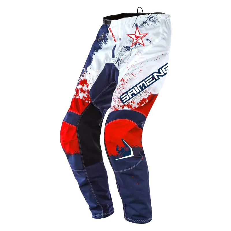 Motocross Pant Racer MX mountain Off-road Mens Women's Downhill Motorcycle trousers Enduro MTB