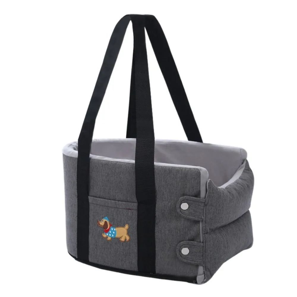 

Cute Puppy Car Seat Large Capacity Comfortable Pet Car Safety Seat with Safety Leash Soft Dog Car Backpack Chihuahua