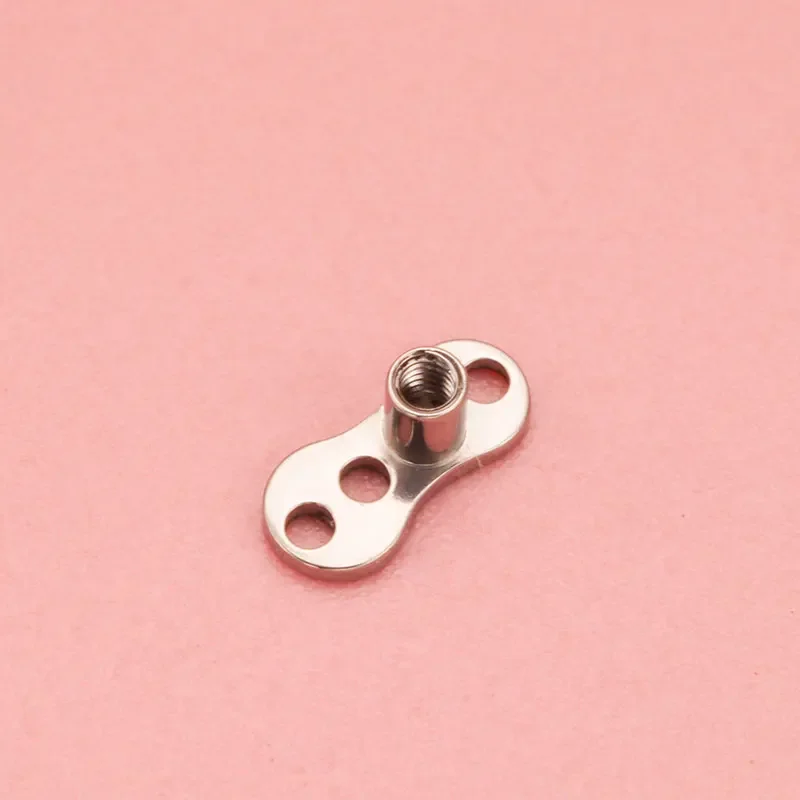 10pcs/1pcs ASTM F136 Titanium Dermal Anchor Piercing 16G 14G Microdermal Skin Diver Dermal Piercing Body Jewelry Wholesale Lots