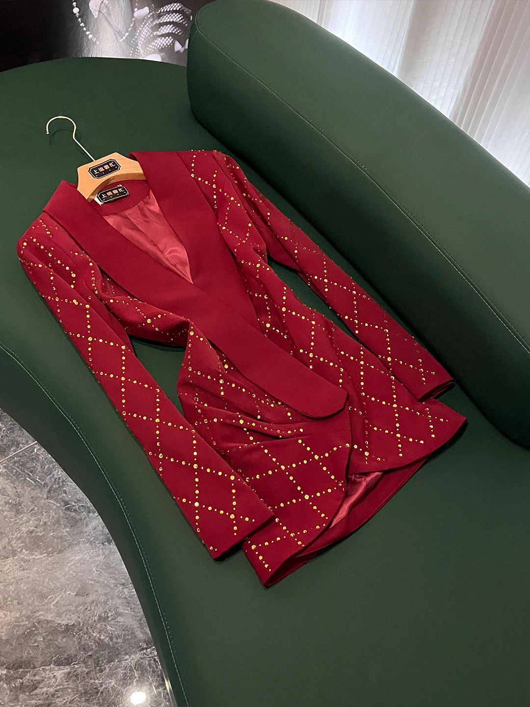 

Костюм Ele Plaid в горошек с глубоким V-образным вырезом Dr Faionable High End Ladylike Sle Par Dr Long Sve ort Length OK482