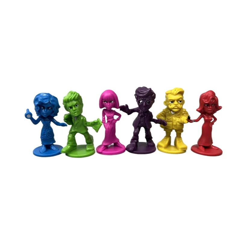 Figurines de jeu de société, comprimés en peluche, pièces d'échecs, figurines d'action Super détective, jouets pour enfants, cadeaux d'anniversaire