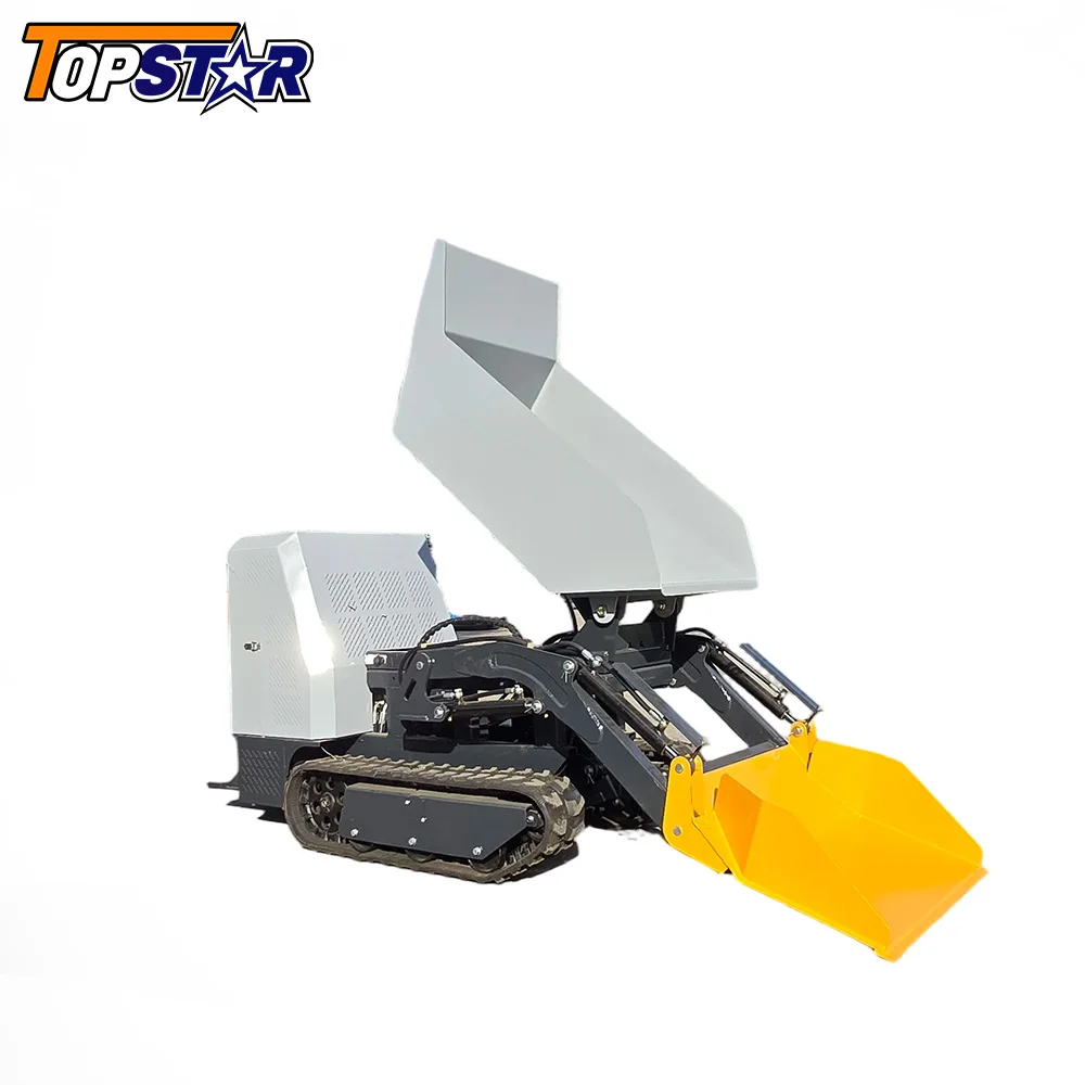 Customized Factory Price Mini Dumper Truck 1000kg EURO V EPA Fast Delivery Small  Crawler Mini Dumper for Sale