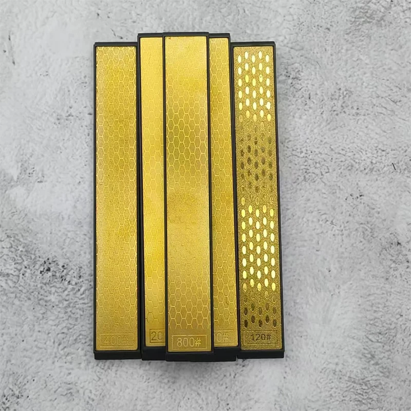 Golden Diamond Whetstone Knife Sharpener Fixed Angle Knife Sharpener Sharpening Stone Diamond Whetstone Oil Stone Honing Stones