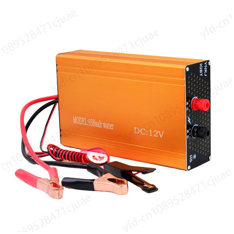 958Salt water inverter head, DC12V IGBT output intelligent electronic booster, suitable for sea water/salt water/alkaline