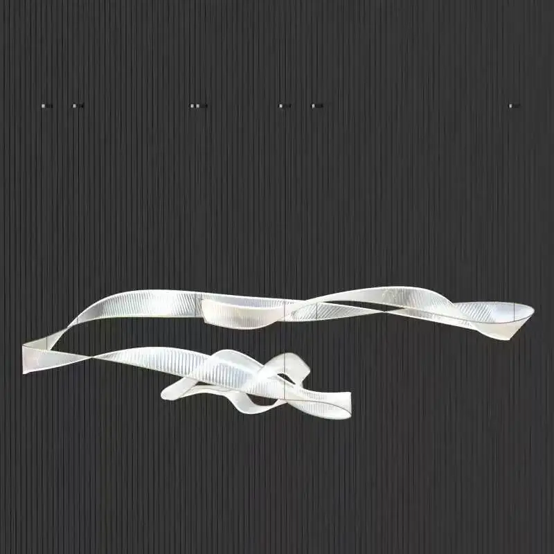 

Modern streamer decoration restaurant banquet hall hotel chandelier restaurant front desk checkout page sales department