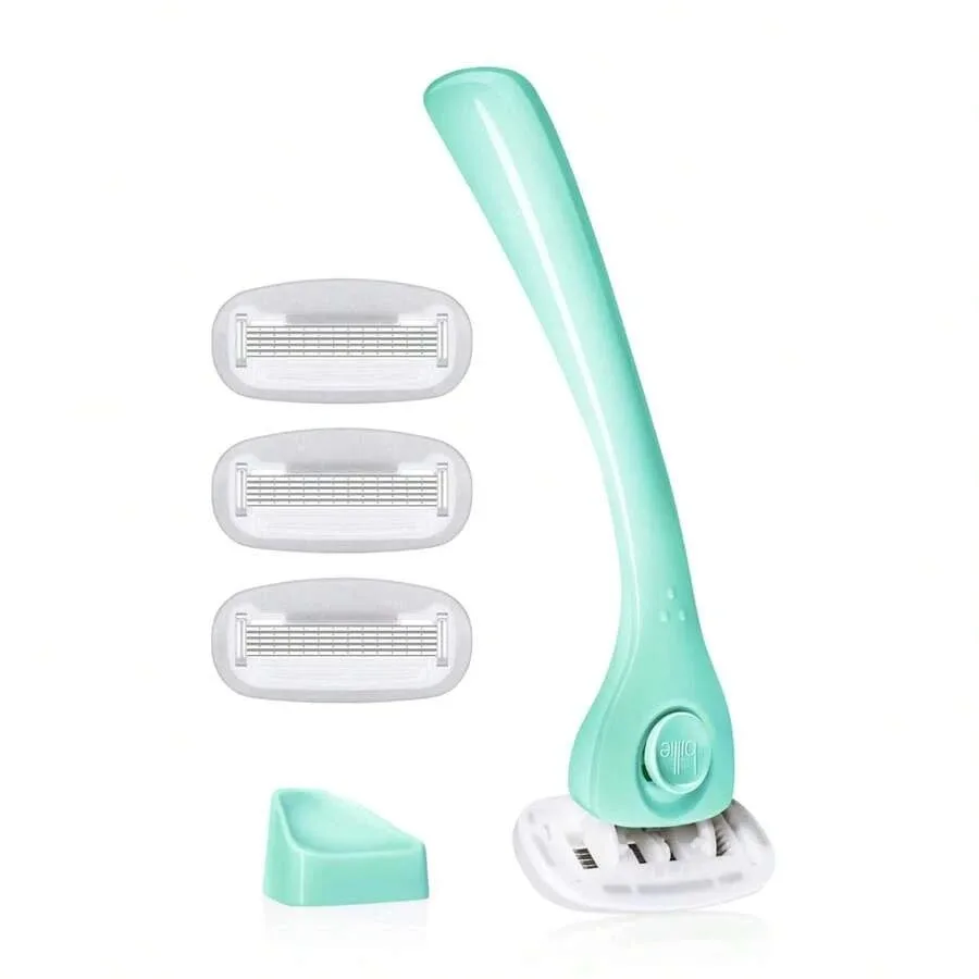 

Razors For Women Shave Kit Razor + 4 X 5-Blade Razor Refills + Magnetic Holder