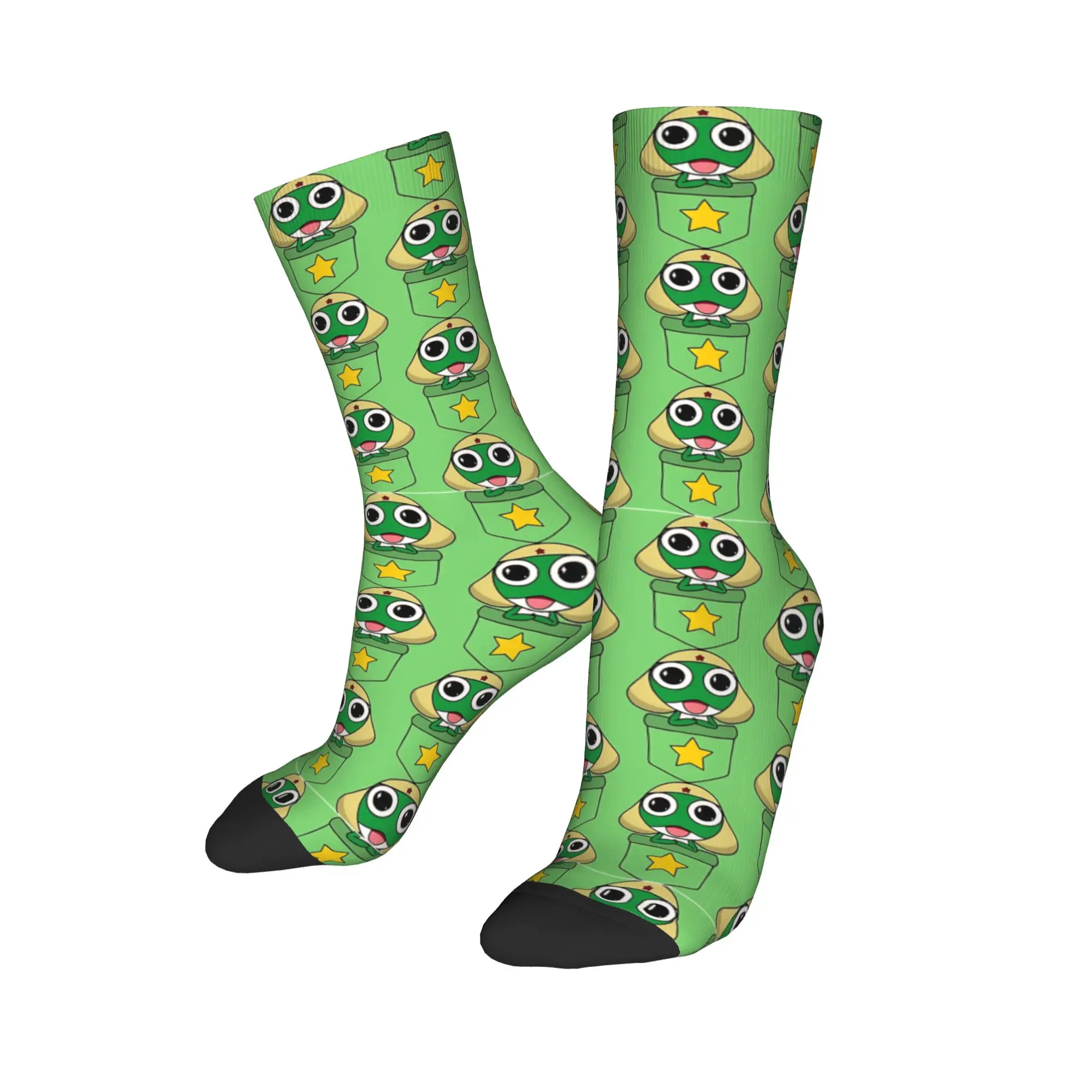 New Male Men Socks Harajuku Frog Keroros Companion!  Sock Polyester  High Quality Women Socks Spring Summer Autumn Winter