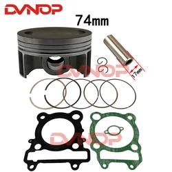 Bore Size STD 74mm Piston Rings Gasket Kit For Yamaha YS250 YBR250 2007 2009 XT250 XTZ250 1YB 2013-2015