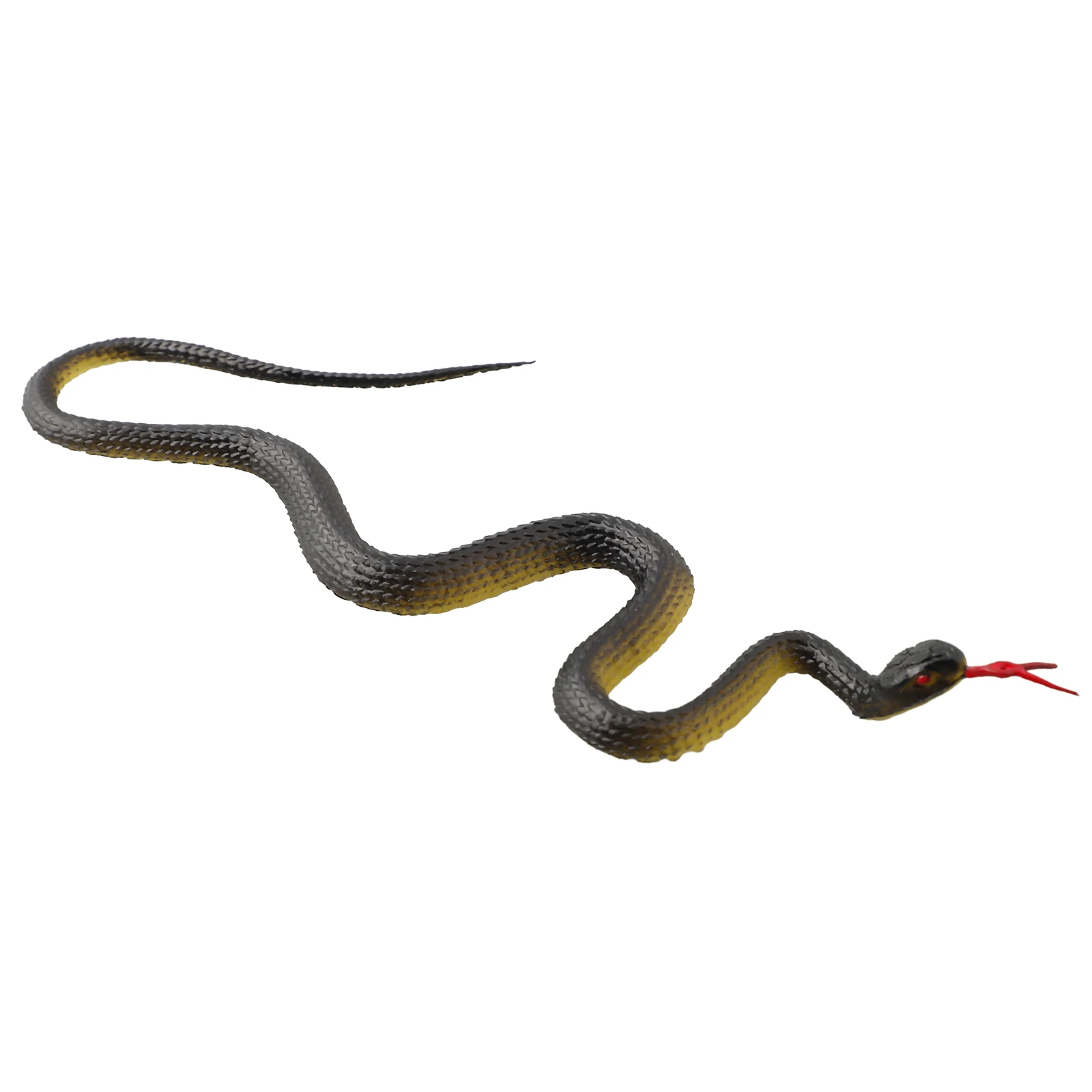 45 cm Gefälschte Realistische Gummi Spielzeug Schlange Simulation Anaconda Scary Halloween Zu Erschrecken Vögel Requisiten Streich Trick Spielzeug Zubehör – Detail 8