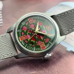 Merkur Chinese Year of the Snake Specific Version Vintage Watch Mens Manual Mechanical Watches Steel Reloj Hombre