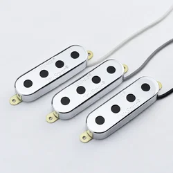 Alnico Tri-Sonic Single Bass Pickups for 4-String Electric Bass, Chrome, 1 Set, Musical Instruments Accessories