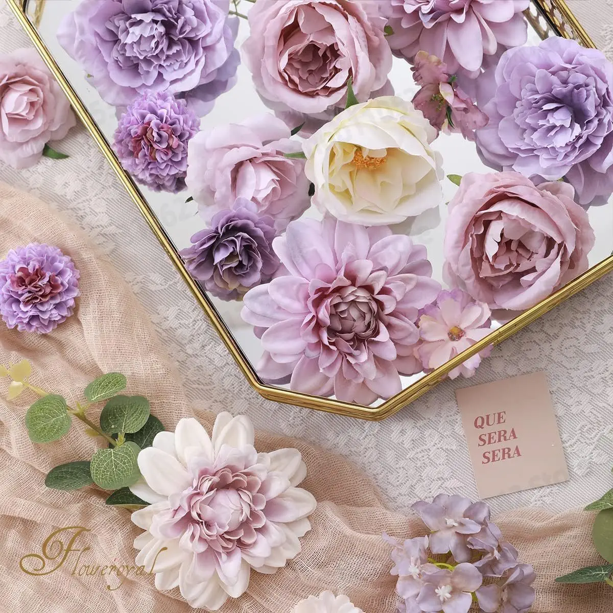 Flower Box DIY with Flower Pole Rose Box Hand Bouquet Home Decoration Supplies Fake Flower