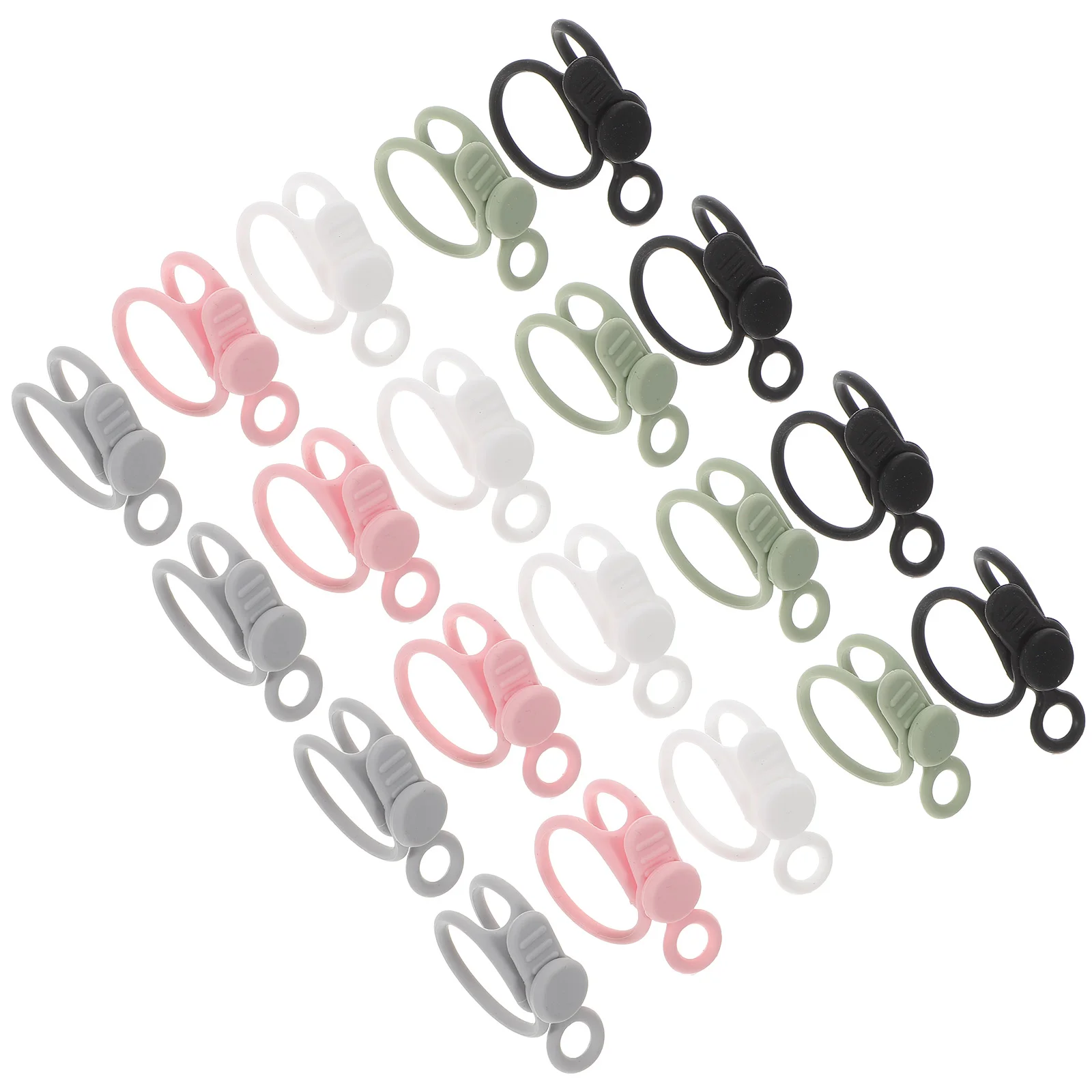 

20 Pcs Wire Handler Ties Break-resistant Cable Reusable Holder Silicone Cord Silica Gel Organizers Pocket-sized