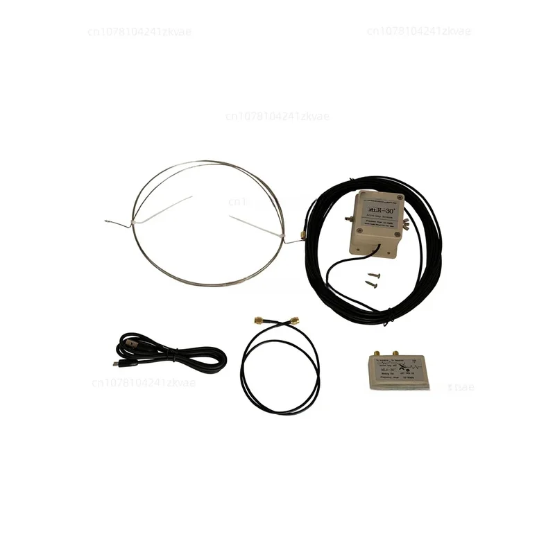 New MLA-30  Plus 0.5-30MHz Ring Active Receive Antenna SDR Loop Low Noise Medium Wave Radio Short MLA30