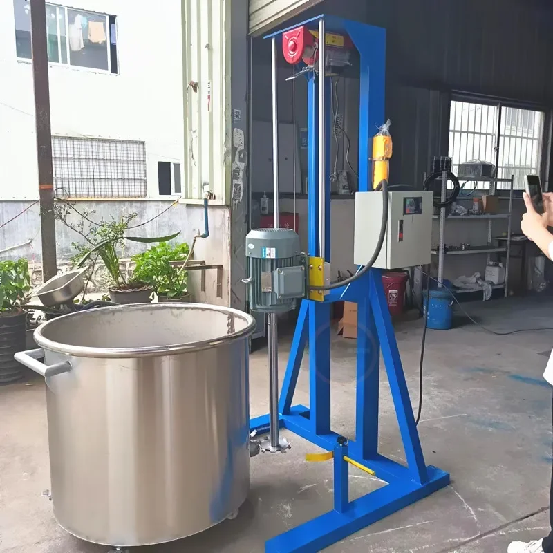 

Factory direct sales 4kw high-speed disperser, liquid mixer 10L-200L paint mixing and dispersing machine