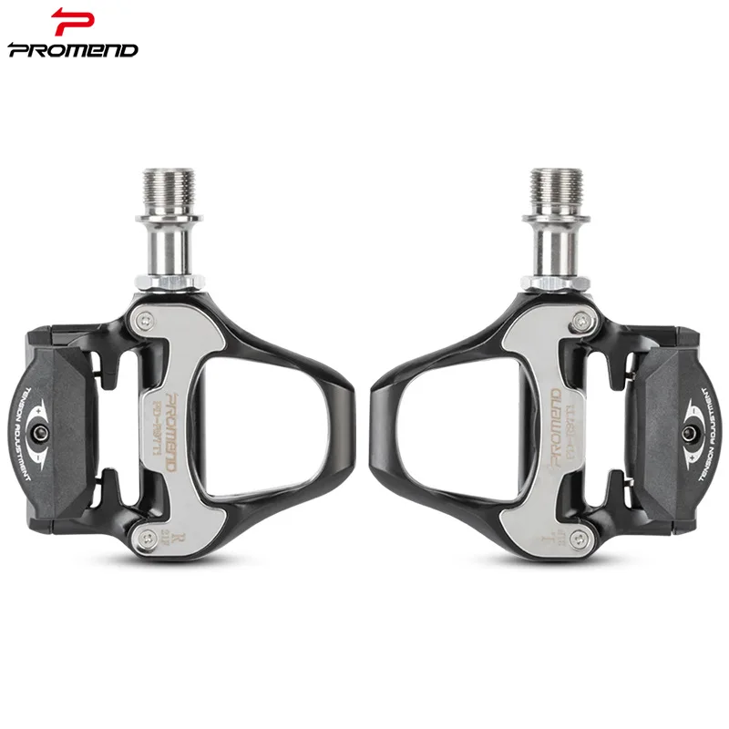 

PROMEND Pedals Road Bike Pedal SPD-SL Self Lock Plates Titanium Alloy Axis Sealed Bearing pedales de bicicleta