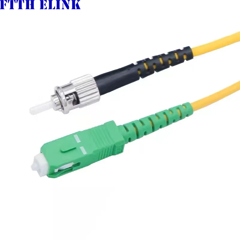 SC/APC-ST/UPC SM fiber optic patch cord simplex single mode 3.0mm jacket cable optical fibre jumper free shipping ELINK 20pcs