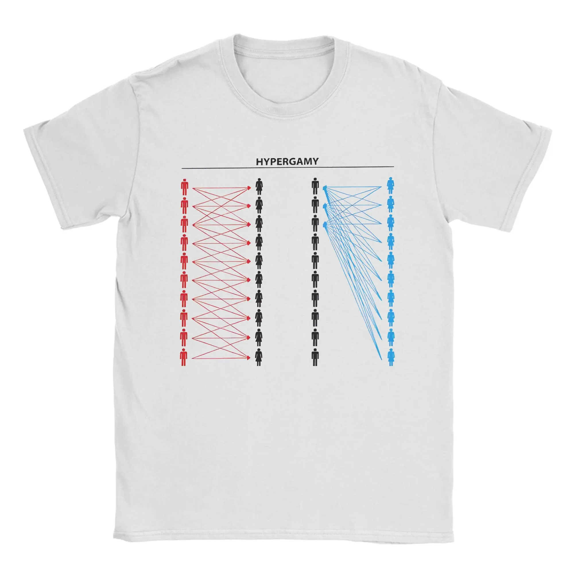 Men Women Hypergamy Meme  T Shirt  Pure Cotton Clothes Leisure Short Sleeve Round Neck Tees Printed T-Shirt